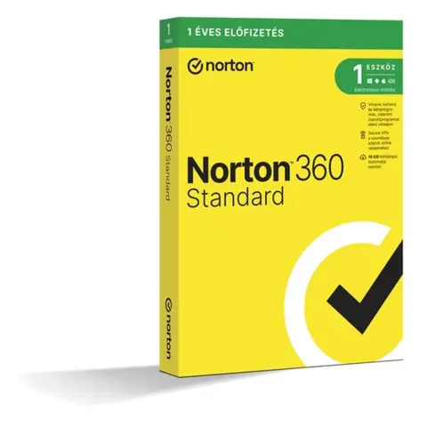 NORTON 360 Standard 10GB Hungarian 1 user Electronic licensing