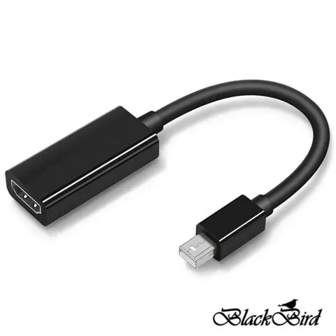 BLACKBIRD Mini DisplayPort HDMI Átalakító Fehér 15cm BH1265