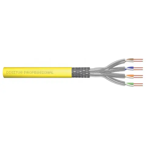 DIGITUS Összekötő Sárga 100m DK-1743-A-VH-1
