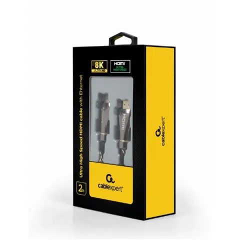 GEMBIRD HDMI 2.1 Összekötő Fekete 2m CCBP-HDMI8K-2M