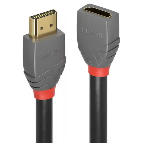 LINDY HDMI 2.0 Hosszabbító Fekete 3m 36478