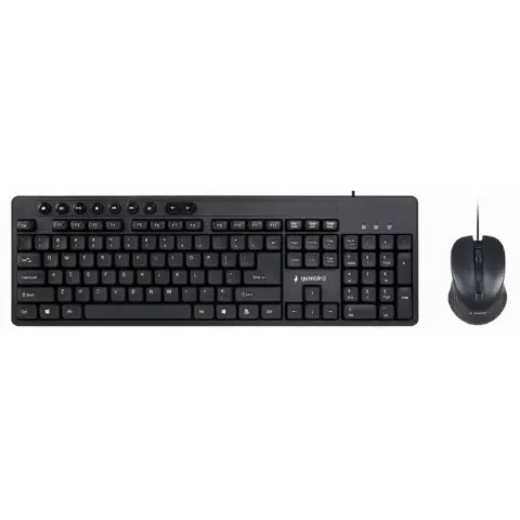 GEMBIRD KBS-UM-04 Combo US Angol fekete