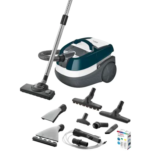 BOSCH BWD41720 Serie 4 Porszívó nedves és száraz kék / fehér / szürke