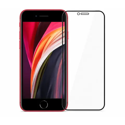 CELLECT Full Cover Üvegfólia iPhone SE (2020) fehér