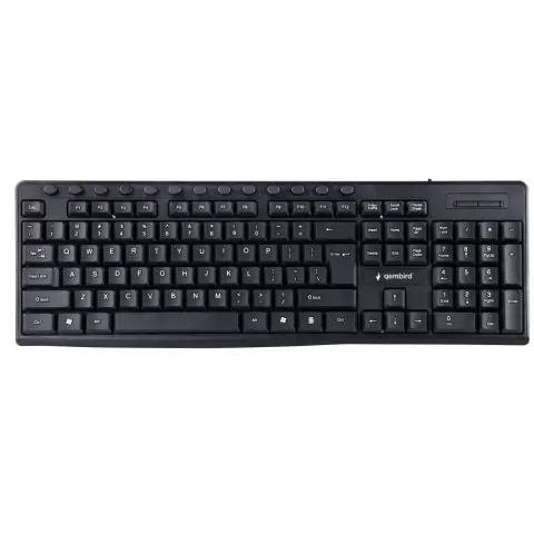 GEMBIRD KB-UM-107 US Angol fekete