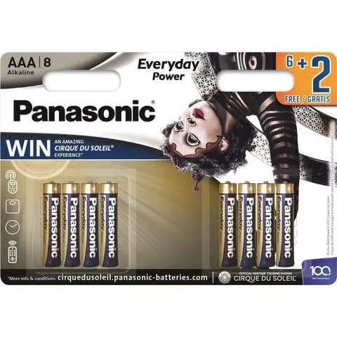 PANASONIC Everyday Power mikro ceruza (AAA) 8db