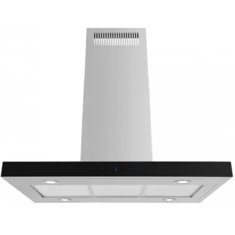 SLX SI-90XB island extractor hood 260 W B inox / black