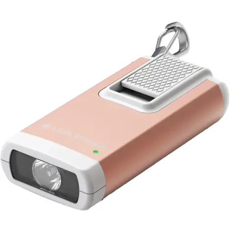 LEDLENSER K6R tölthető kulcstartós lámpa Li-ion 400lm rózsa-arany