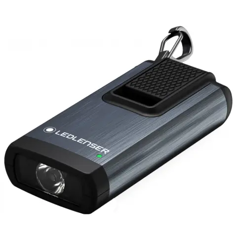 LEDLENSER K6R tölthető kulcstartós lámpa Li-ion 400lm szürke