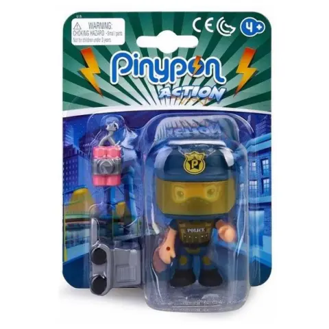 FAMOSA Pinypon Action Rendőr-tűzszerész figura
