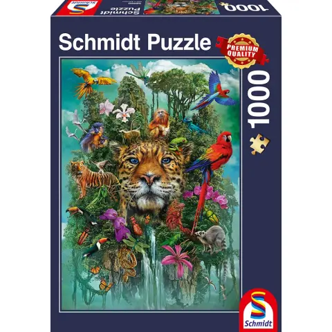 SCHMIDTSPIELE Puzzle játék 1000 darabos A dzsungel királya