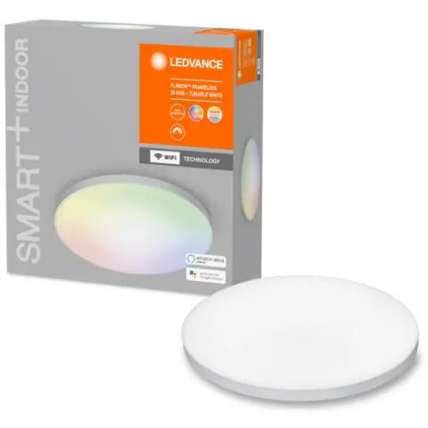 LEDVANCE 4058075484696 Smart+ WiFi okos lámpatest Frameless Round színváltós áll. színhőm. 300mm okos vezérelhető lámpatest