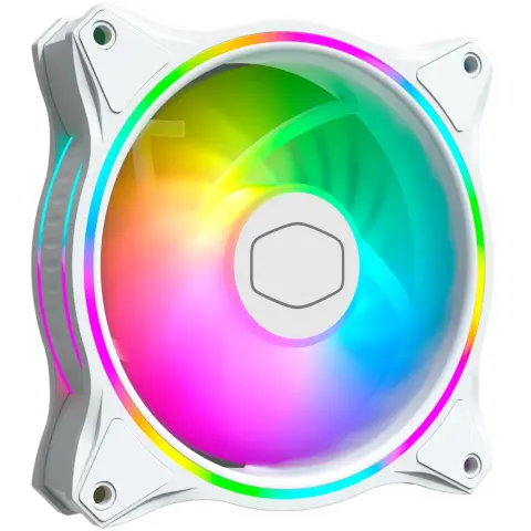 COOLERMASTER MasterFan MF120 Halo 3 in 1 fehér változat