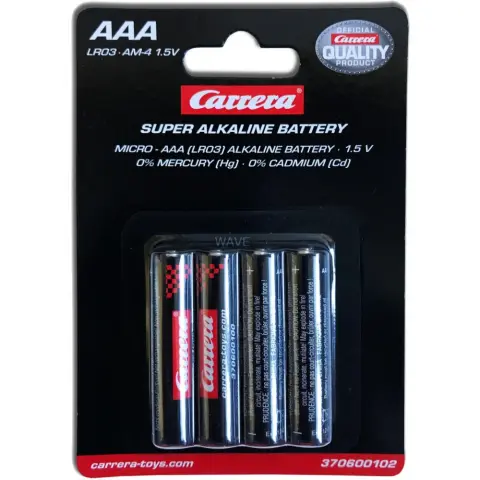 CARRERA BATTERY Alkaline mikro ceruza elem (AAA) 8db