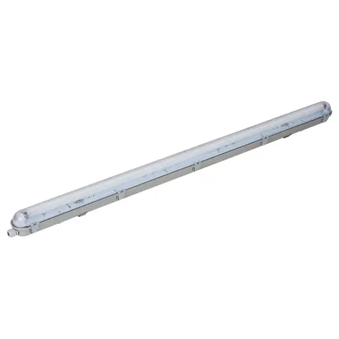 IRIS WP-JF136LED für Leuchtstoffröhre vorbereitetes staub- und feuchtigkeitsgeschütztes Leuchtengehäuse IP65 120cm