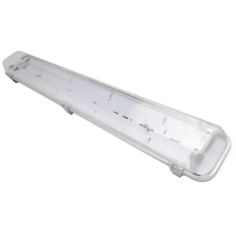 IRIS WP-JF218LED T8 LED-Röhrenleuchte für Leuchtstoffröhre vorbereitet staub- und feuchtigkeitsgeschützt IP6560cm