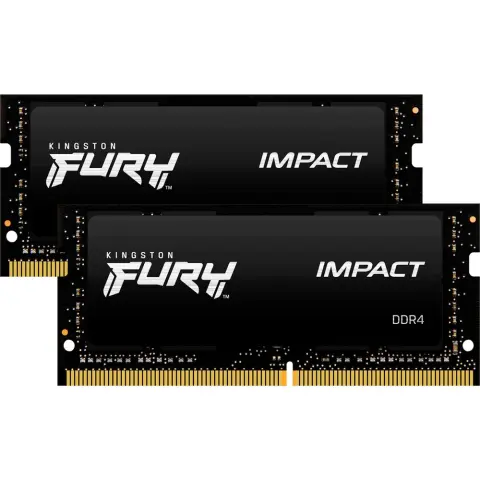 KINGSTON FURY 16GB Impact Notebook DDR4 3200MHz CL20 KIT KF432S20IBK2/16