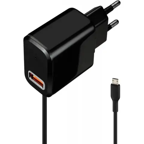 CELLECT HS-47 Umrežavanje punjač micro USB fix sa kabelom 2.4A crno