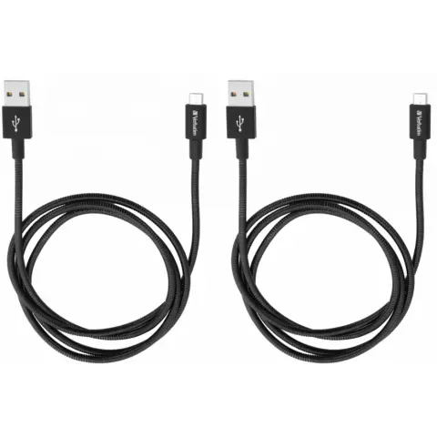 VERBATIM USB Micro USB Átalakító Fekete 1m 48874