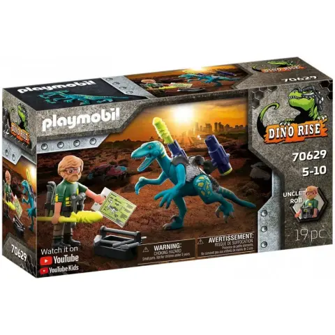 PLAYMOBIL Dino Rise Uncle Rob Harcra készen