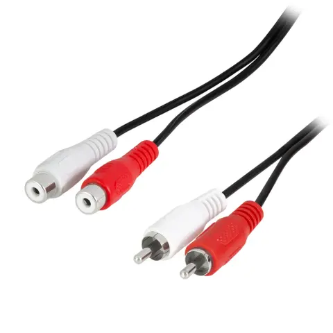 LOGILINK RCA Hosszabbító Fekete 5m CA1037