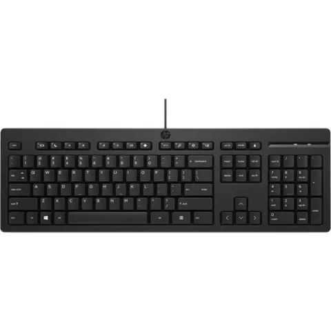 HP 125 Wired Keyboard Hungarian black
