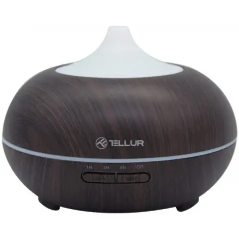 TELLUR TLL331261 WiFi Smart Aroma diffúzor 300 ml LED sötétbarna