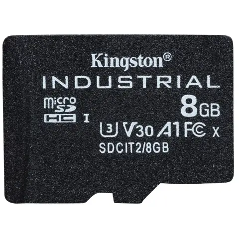 KINGSTON Industrial 8GB MicroSDHC 10 MB/s SDCIT2/8GBSP