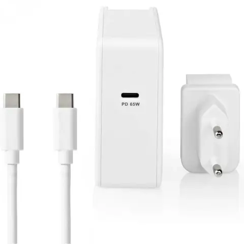NEDIS WCPD65W105WT Fali töltő 65W