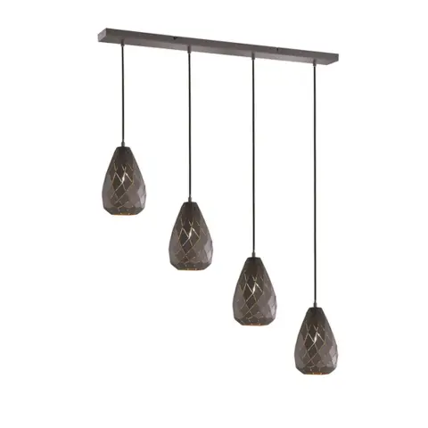 TRIO LIGHTING 301300442 Onyx 42W antracit függesztett lámpatest