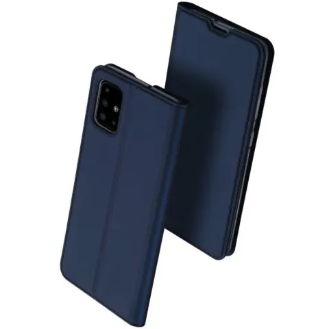 DUX DUCIS Oldalra nyitható tok iPhone 11 Pro Max sötétkék