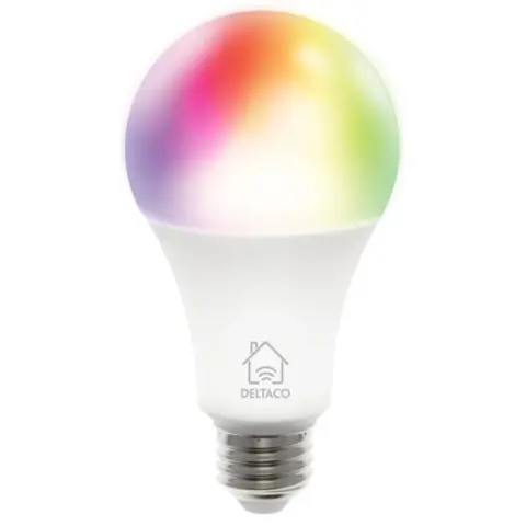 DELTACO Smart Home E27 9W RGB SH-LE27RGB