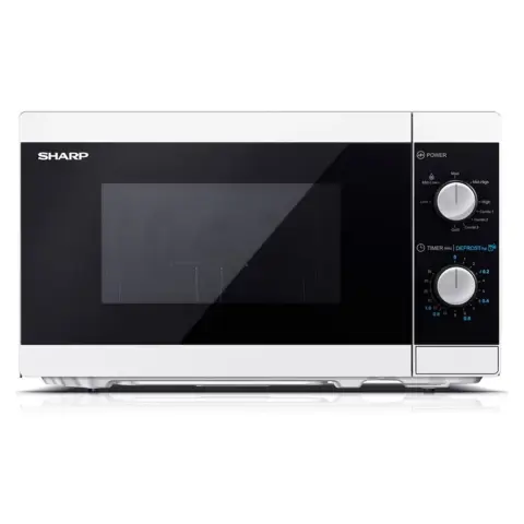 SHARP YC-MG01EW digital grill microwave oven 800 W / 1000 W 20 l white / black