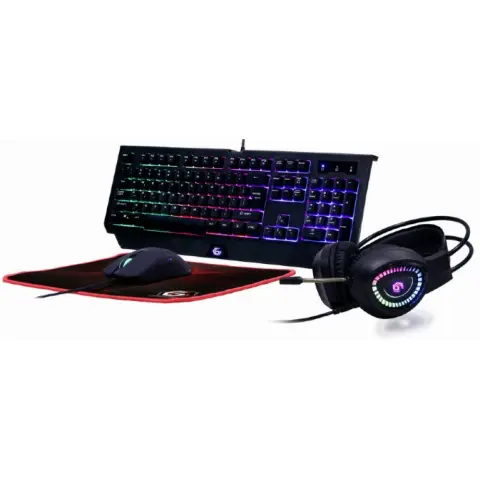 GEMBIRD Phantom 4 az 1-ben Gaming szett Magyar fekete