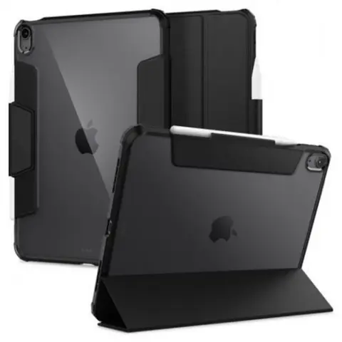 SPIGEN Ultra Hybrid Pro Apple iPad Air 4 (2020) oldalra nyíló tok fekete