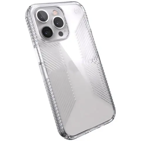 SPECK 141716-5085 Presidio Perfect Clear Grip Rückseitencover iPhone 13 Pro transparent