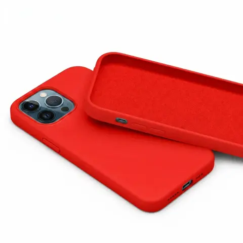 CELLECT Premium silikonski ovitek iPhone 13 Pro Max rdeč