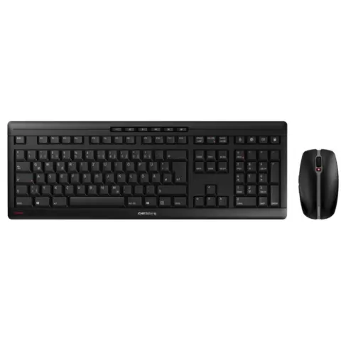 CHERRY Stream Desktop Recharge Wireless Francia fekete