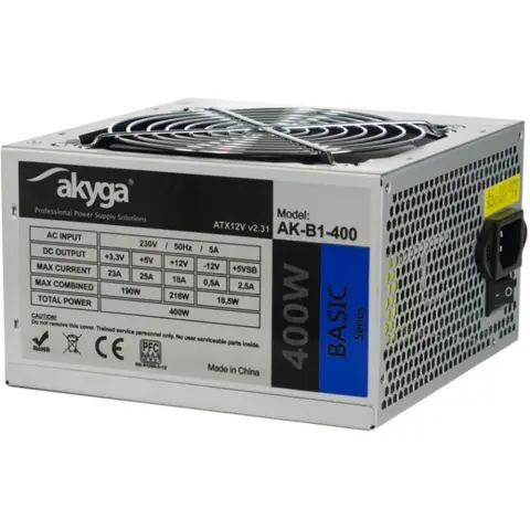 AKYGA AK-B1-400 400W 80 Plus White tápegység