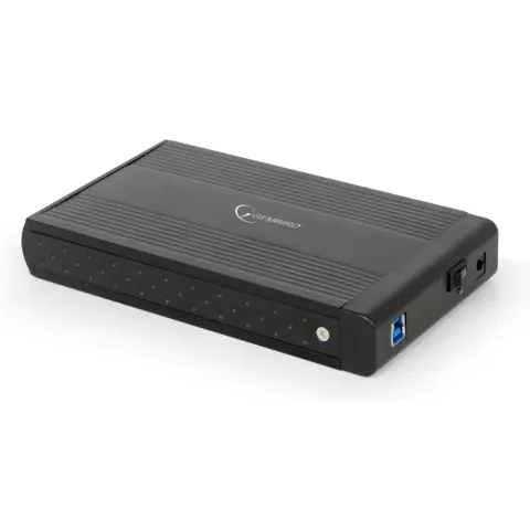 GEMBIRD EE3-U3S-3 3.5" SATA HDD - USB 3.0 mobil rack fekete