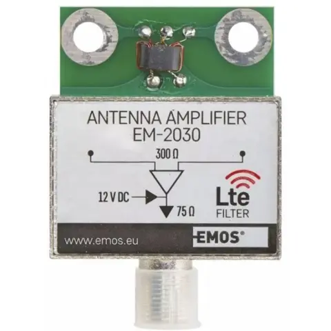 EMOS J5803 30dB VHF/UHF preamplificator de antenă