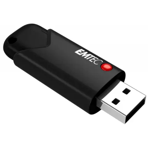 EMTEC B120 Click Secure 3.2 256GB USB 3.1 Fekete
