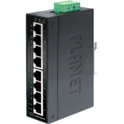 PLANET Industrial Fast Ethernet Switch 8-Port