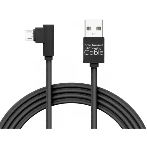 DELIGHT USB Micro USB Átalakító Fekete 2m 55444M-BK