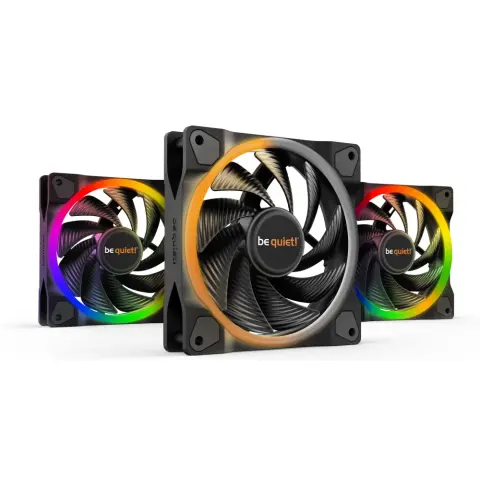 BE QUIET! Light Wings 120mm PWM fekete high-speed 3 darabos szett
