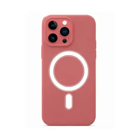 CELLECT Magnetski silikon case iPhone 13 crvena