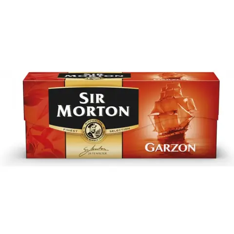 SIR MORTON Garzon 20x1.5g fekete tea