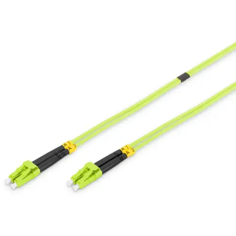 DIGITUS Fiber Optic LC Összekötő Zöld 2m DK-2533-02-5