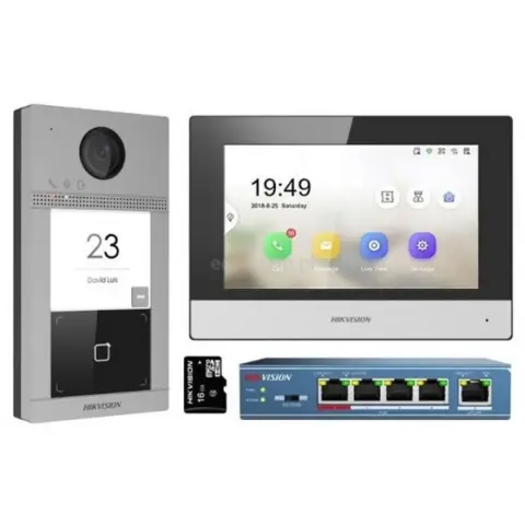 HIKVISION DS-KIS604-S IP kaputelefon szett