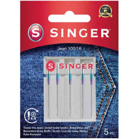 SINGER 100/16 farmer tű 5db